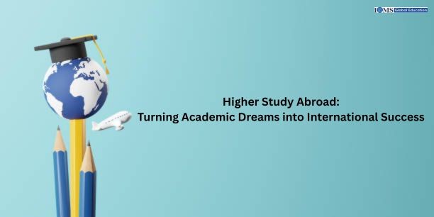 An educational graphic featuring a globe wearing a graduation cap, balanced on pencils with a small airplane flying nearby. Text reads: 