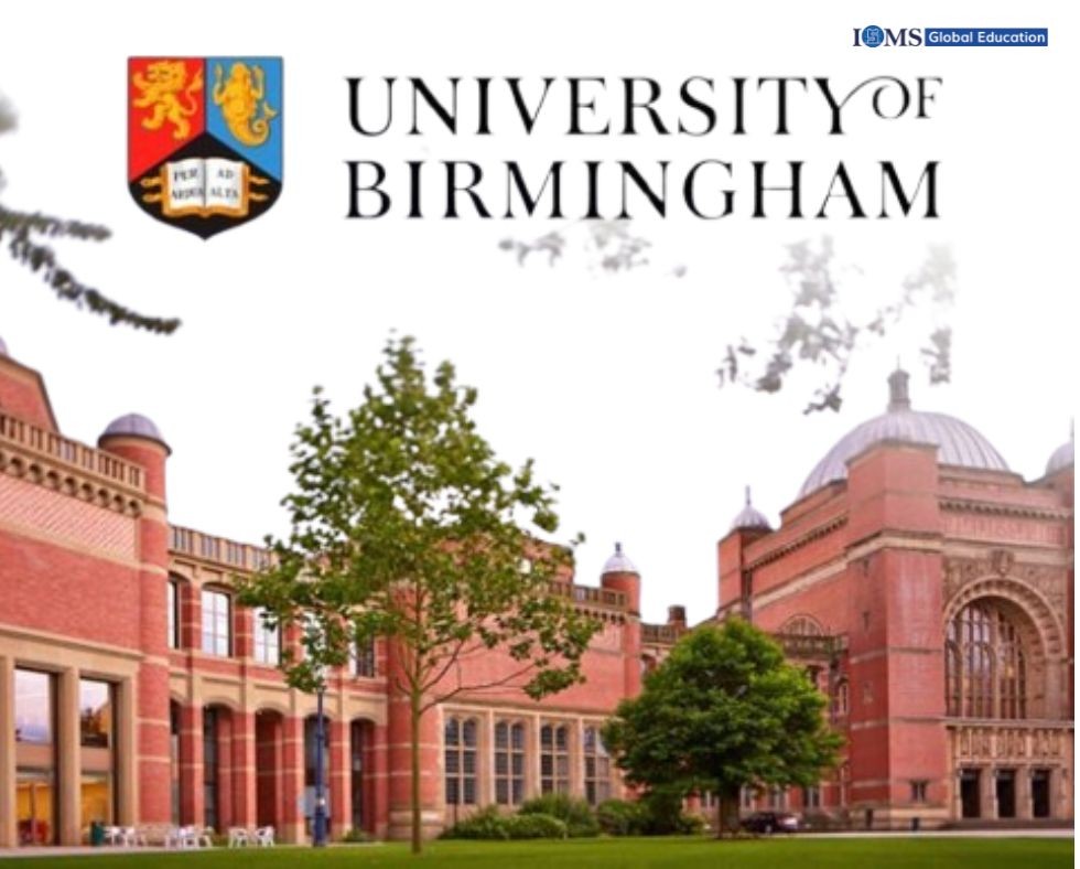 University of Birmingham campus for Master of Business Administration students, showcasing the iconic UK business school and historic buildings.