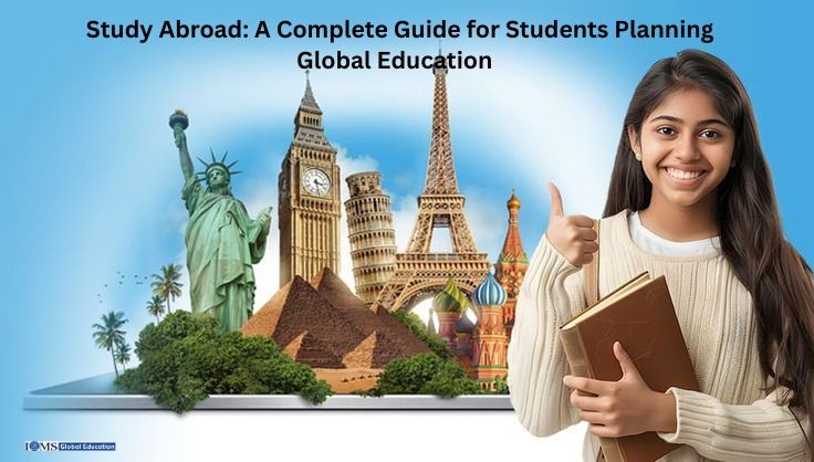 An educational graphic featuring a smiling girl holding books. To her left, displaying 3D landmarks from around the world, including the Statue of Liberty, Big Ben, the Leaning Tower of Pisa, and the Eiffel Tower. The text at the top reads, 