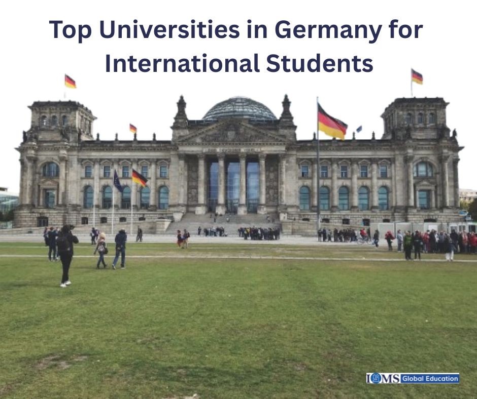 Top universities in Germany for international students with iconic German campus and historic architecture view