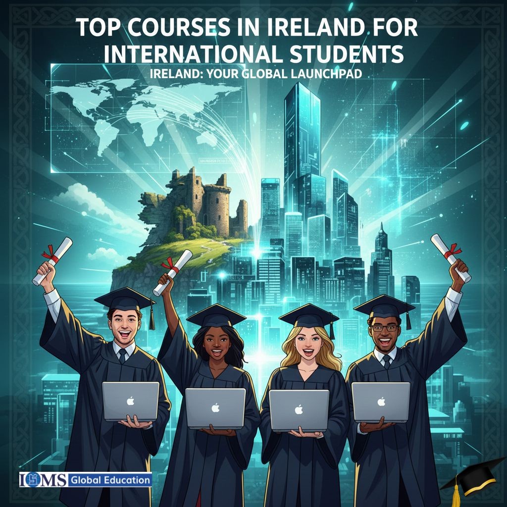 TOP COURSES IN IRELAND FOR INTERNATIONAL STUDENTS: IRELAND: YOUR GLOBAL LAUNCHPAD.